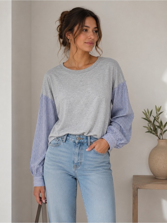 Zara Sweaters - Zara women’s sweater with stripes Medium